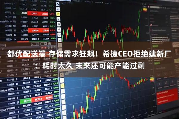 都优配送端 存储需求狂飙！希捷CEO拒绝建新厂：耗时太久 未来还可能产能过剩